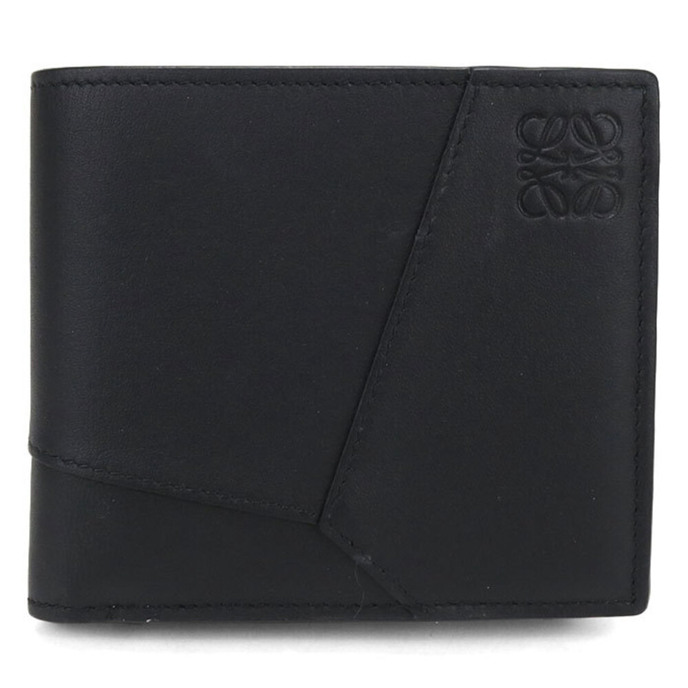 LOEWE Bifold Coin Wallet Puzzle - Men's Black